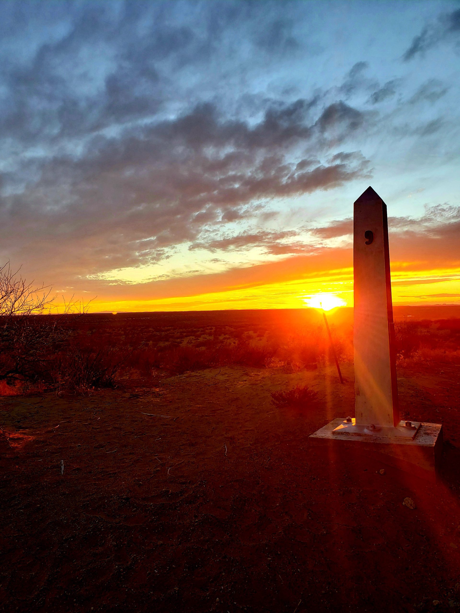 USIBWC Principal Monument #9; Photograph Credit: Frankie Pinon